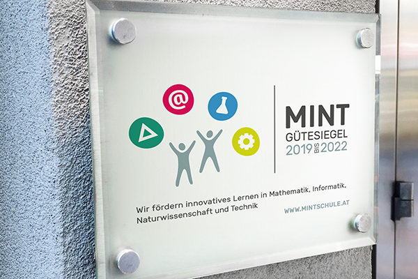 Bewerbung für das MINT-Gütesiegel noch bis 31. Jänner 2019!